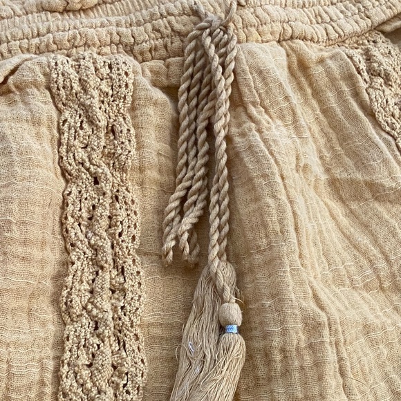 Mustard Bohemian Shorts - Picture 4 of 7